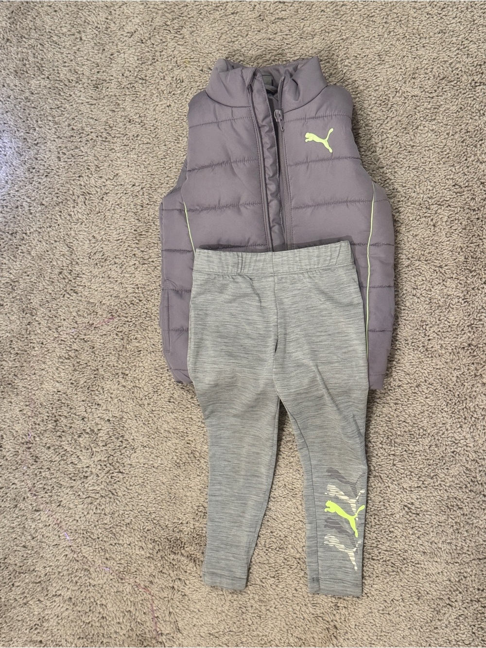 Girls Puma Vest and Pants